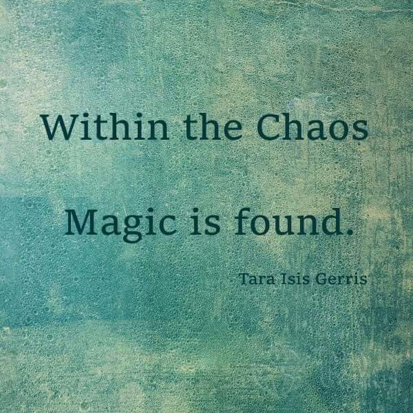 Sometimes chaos is the only answer the universe can give you..